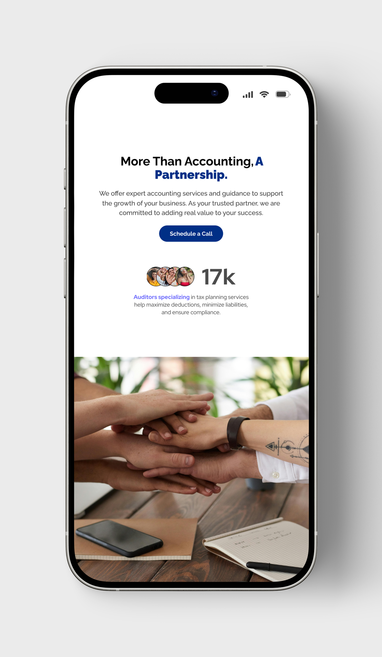 Ui design of website