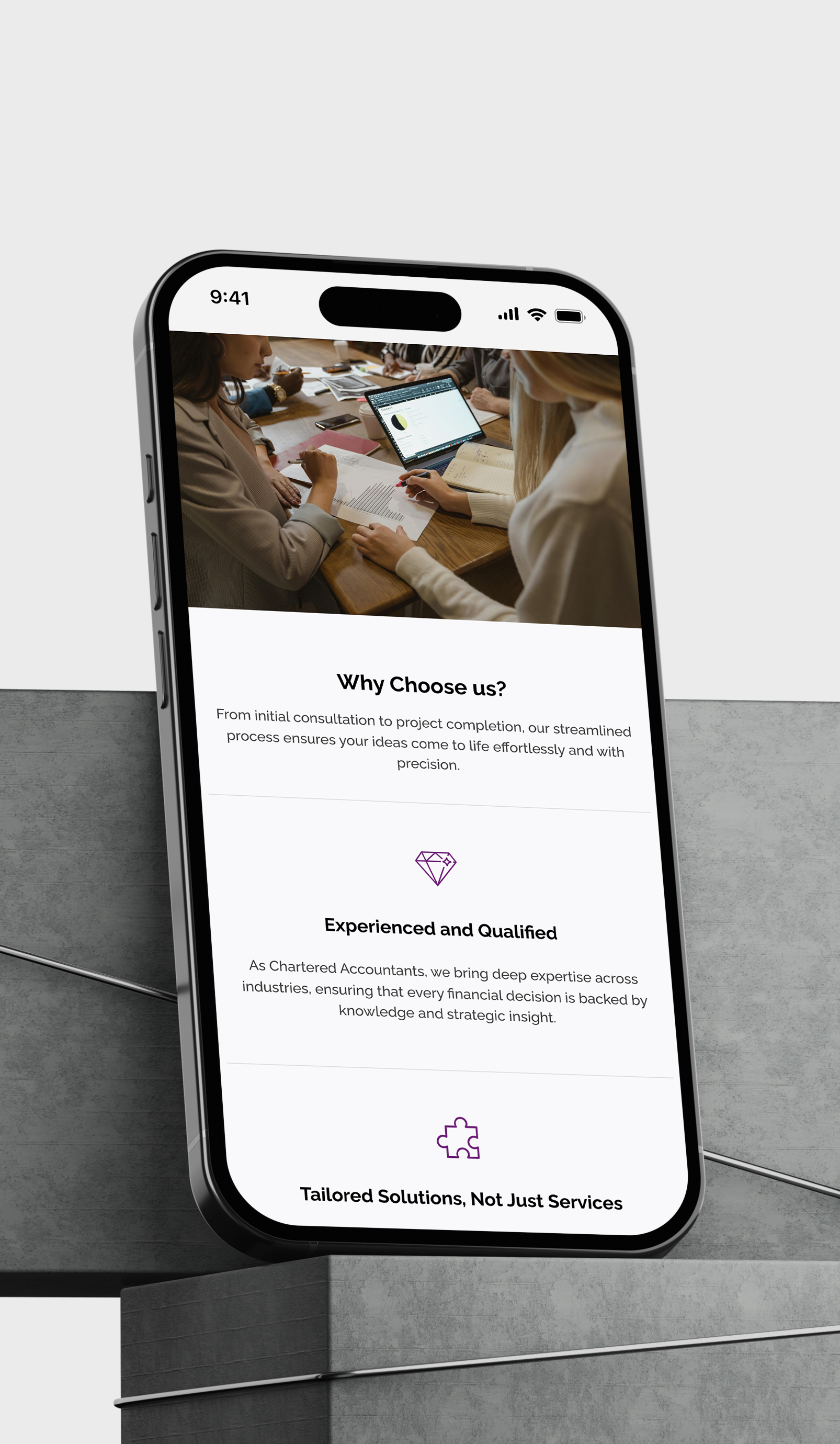 Ui design of website